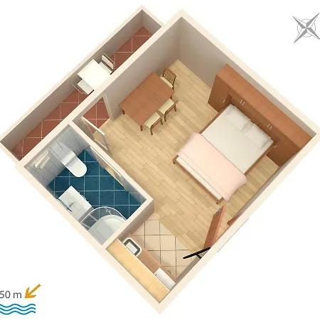 With A Parking Space Mali Rat Apartment Sumpetar